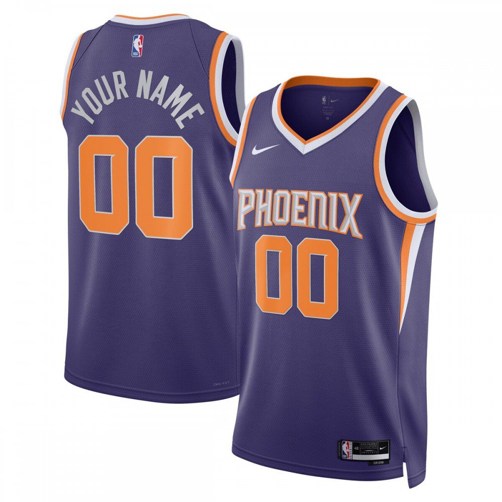 Phoenix Suns Unisex 2022/23 Swingman Custom Jersey Purple - Icon Edition-Pro Kit Vault | Brand New 26/27 Sports Jerseys